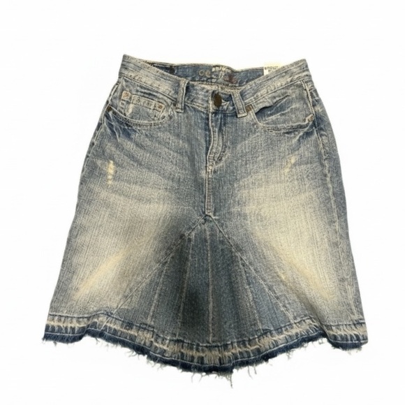 Sister moon Dresses & Skirts - Sister moon Jeans, Blue Distressed Mini Skirt
